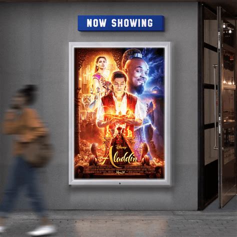 Outdoor LED Illuminated Poster Frame | Cinema Poster Light Box