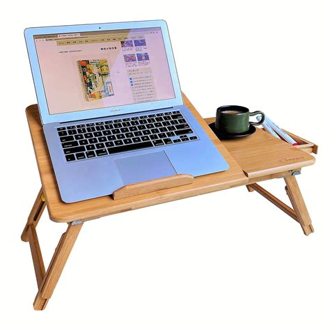 Buy Laptop Desk Serving Bed Tray Bamboo Lap Desk Portable Breakfast