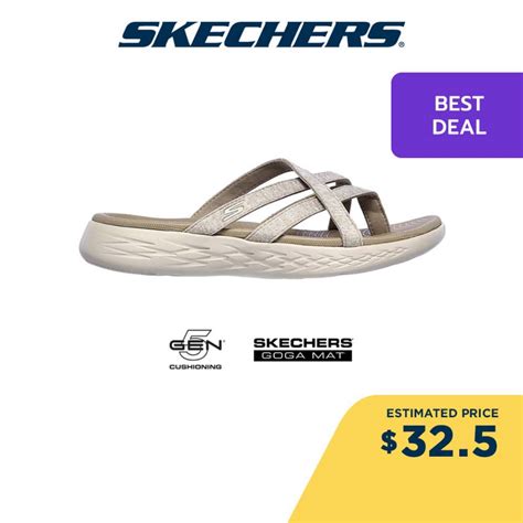 Skechers Women On The Go 600 Dainty Walking Sandals 140004 Tpe