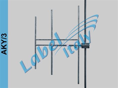 Label Italy Yagi Wide Band Fm Antennas Vertical Polarization