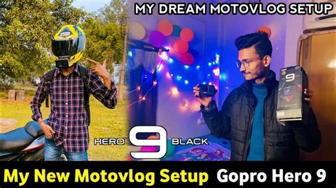 My New Motovlog Setup Gopro Hero Maono Mic Helmet Chin Mount