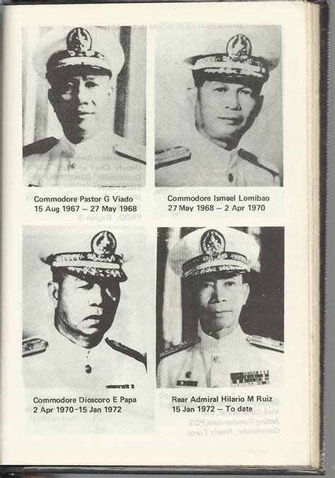 Rear Admiral Hilario M Ruiz Flag Officer In Command Of The Philippine