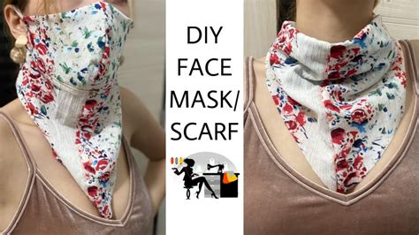 Diy Face Mask Scarf Youtube