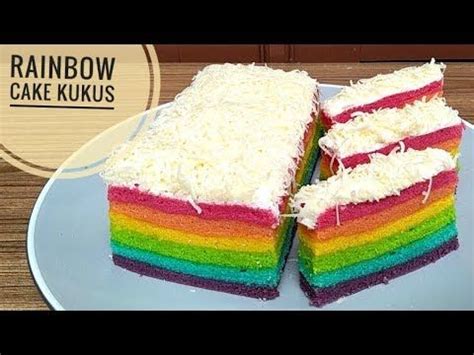 Resep Cake Pelangi Kukus