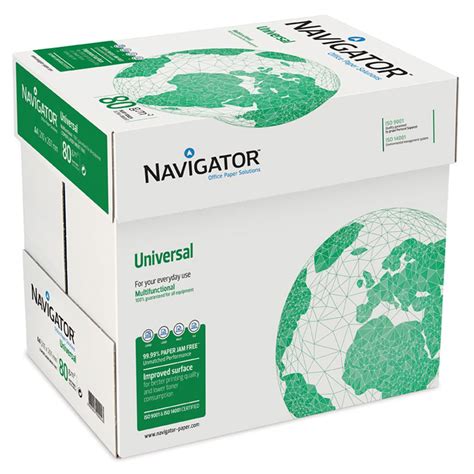 NAVIGATOR PAPER / 80GR / BOX OF 5X500SHEETS - Piastr Print & Stationery