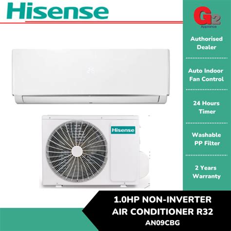 Hisense Hp Standard Non Inverter Air Cond R An Cbg Hisense