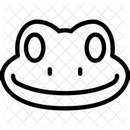 Frog Icon - Download in Line Style