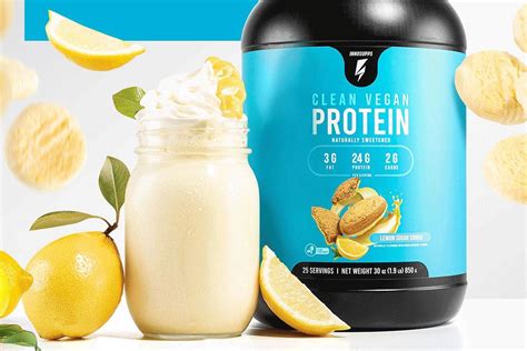 Inno Supps Lemon Sugar Cookie Flavor Of Clean Vegan Protein