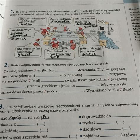 Zapisz Odpowiednie Formy Rzeczownik W Podanych W Nawiasach Zadanie