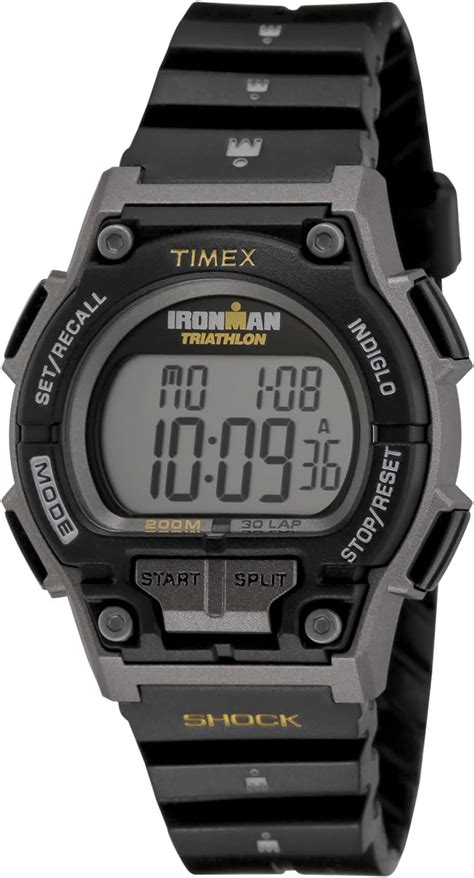 Timex Rel Gio Masculino Ironman Endure Shock Mm Preto Amarelo