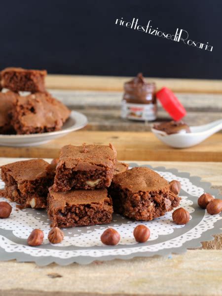 Brownies Nutella Facili E Veloci Ricettesfiziosedirosaria