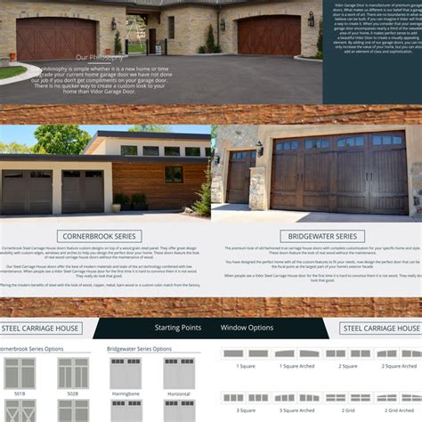 Garage Door Brochure Redesign And Update Brochure Contest