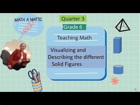 Visualizing And Describing Solid Figures Grade 6 YouTube