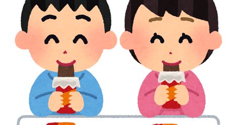 おやつを食べる子供のイラスト かわいいフリー素材集 いらすとや