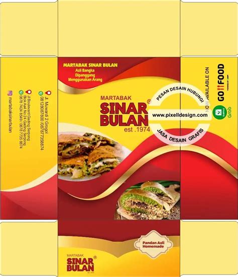 Contoh Kemasan Packaging Dus Martabak Yang Bagus