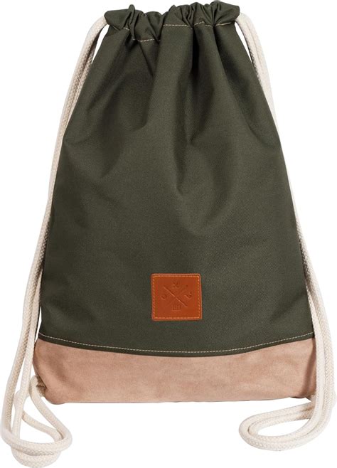 Manufaktur Dazzle Wood Sports Bag Oxford Alcantara Rucksack Gym