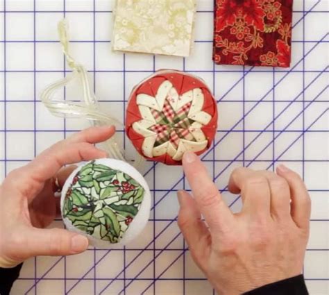 No Sew Quilted Christmas Ornament