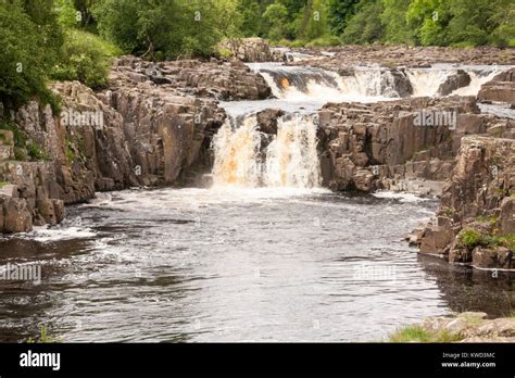 Low Force Waterfallsenglanduk Stock Photo Alamy