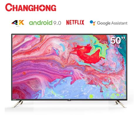 CHANGHONG 50 INCH 4K Android 9 0 SMART TV LED TV WIFI Netflix Google