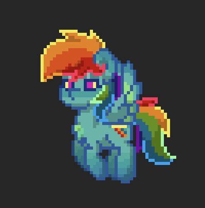 Rainbow Dash Skin Design in Pony Town