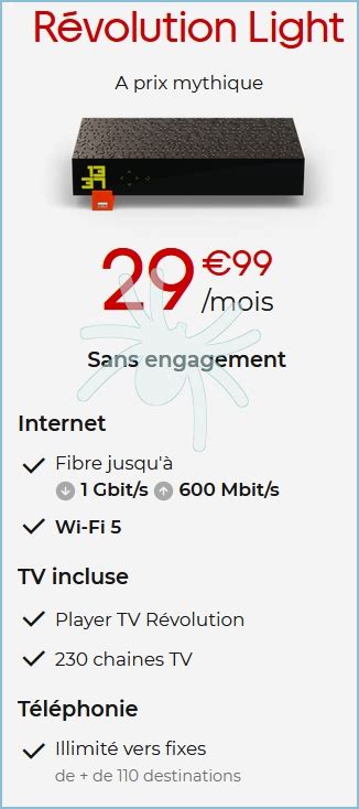 La Nouvelle Gamme Des Offres Freebox Avec Un Nouveau Forfait Révolution Light