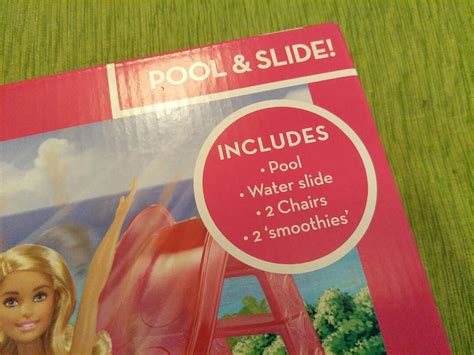 Barbie Pool & Slide, Hobbies & Toys, Toys & Games on Carousell