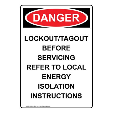 Lockout Tagout Symbols