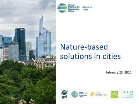 PDF Nature Based Solutions In Cities