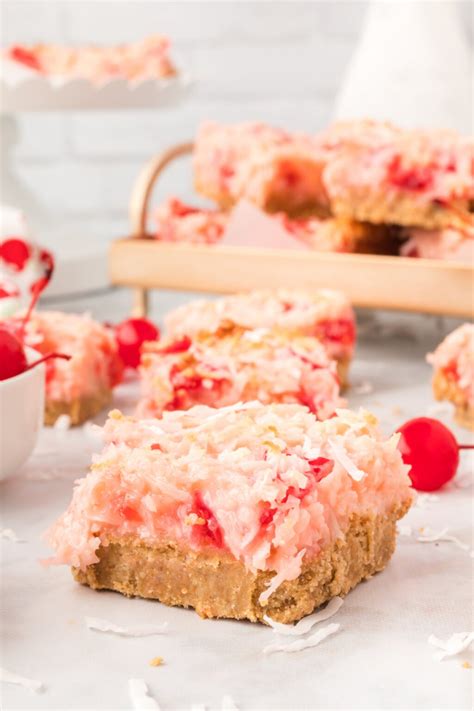 Cherry Coconut Magic Bars Love Bakes Good Cakes