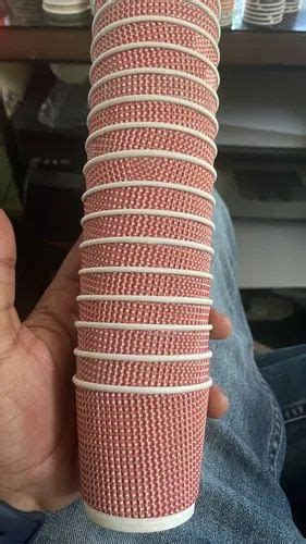 Packet Size 25 Brown 200 Ml Ripple Paper Cup At Rs 1 6 Piece In Jaipur