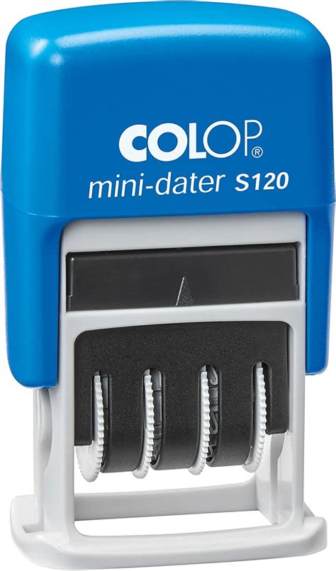 Colop 104686 Tampon Dateur S120 Date En Chiffres International 4 Mm