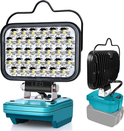 Cordless Led Work Light For Makita 18v Lxt Battery Portable Flashlight Jobsite Light Spotlight