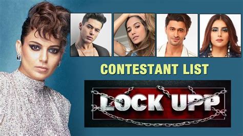 Lock Upp Reality Show Contestant List Revealed Kangana Ranaut Show