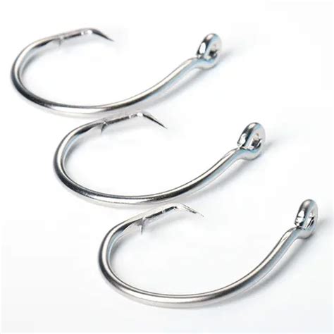 Custom Stainless Steel Big Game Sea Tuna Fishing Hooks Shark