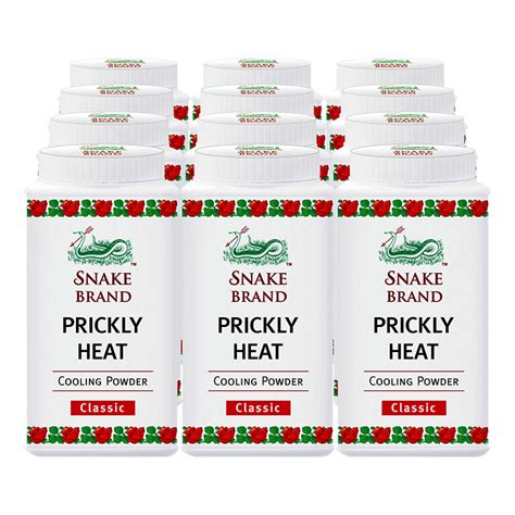 snake brand prickly heat coolig powder classic gpack  order