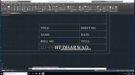 Autocad Drawing Template For Engineering Drawinggraphics Youtube