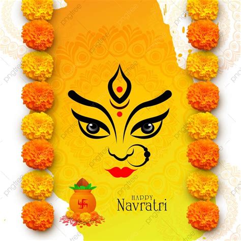 Happy Navratri Vector Design Images Illustration Of Happy Navratri