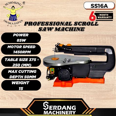 Sumo King 16professional Scroll Saw Machine Shopee Malaysia