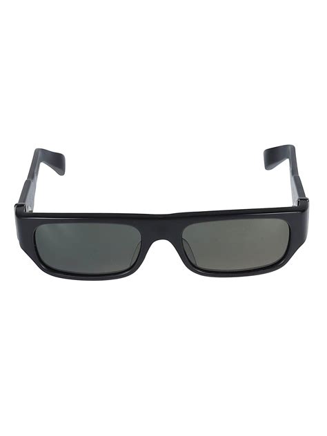 Chrome Hearts Rectangle Logo Handle Sunglasses In Black Lyst