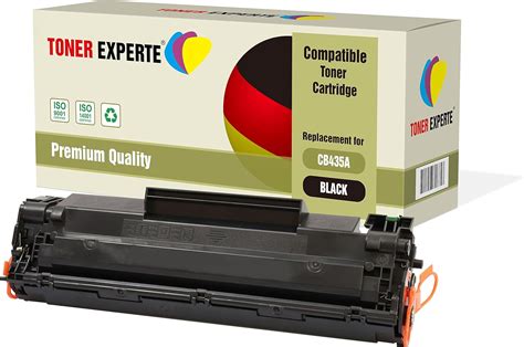 Lbp 3050 Pack De 2 Toner Experte® Compatibles Cb435a 35a Cartuchos De Tóner Láser Para Hp