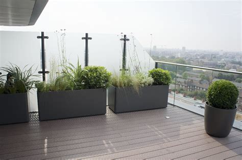 Roof Terrace Design Roof Terrace Planters Outdoor Planters