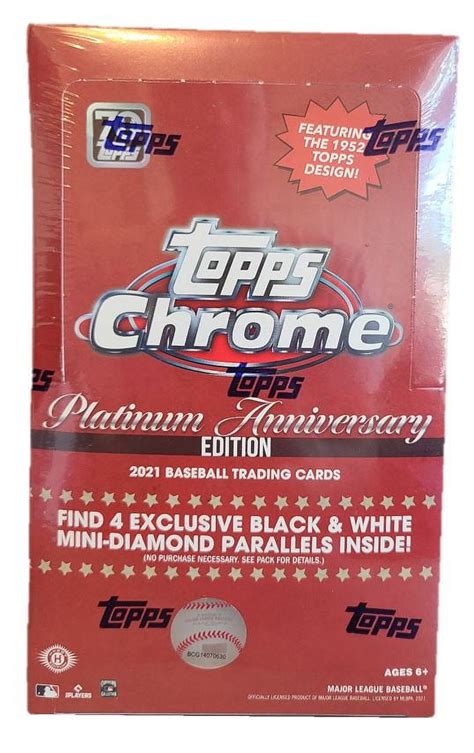 Topps Chrome Platinum Anniversary Baseball Lite Hobby Box