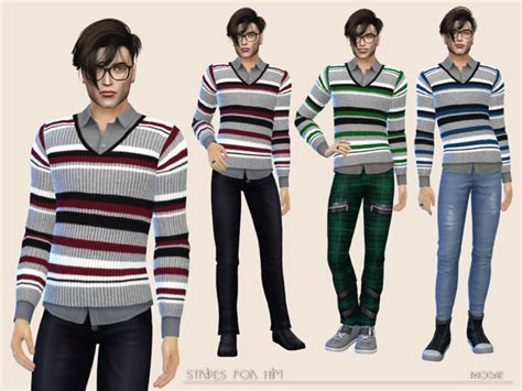 The Sims Resource Stripes For Him