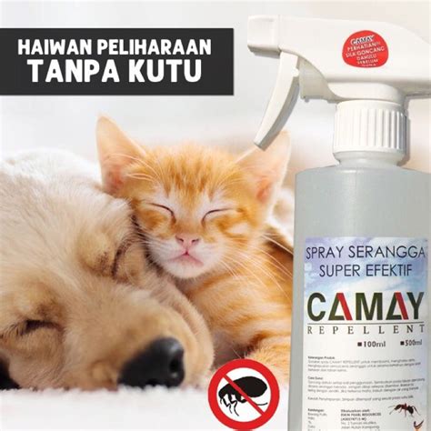 Cat Fleas Treatment Ubat Kutu Kucing Spray Kutu Kucing Anjing Camay