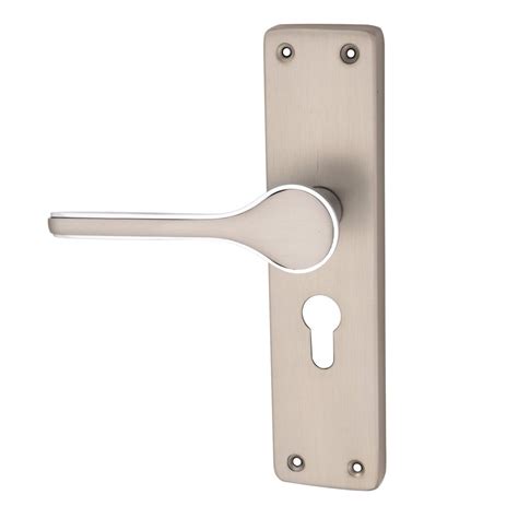 Mortise Handle Zinc Material 8 Silver Satin Finishcy For Door Fitting At Rs 1554set In