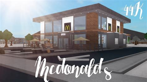 Bloxburg Mcdonalds 44k Youtube