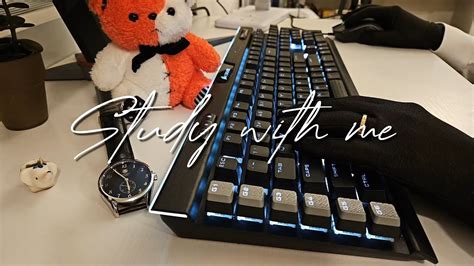 Real Time Study With Me Mechanical Keyboard Typing Asmr YouTube