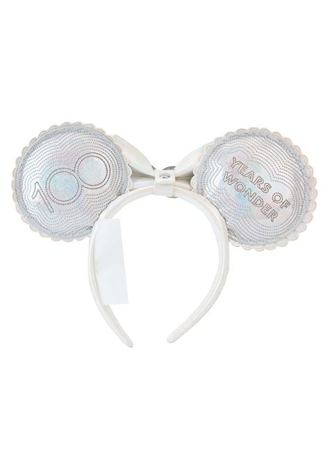 Loungefly Disney 100 Celebration White Cake Minnie Costume Ears ...