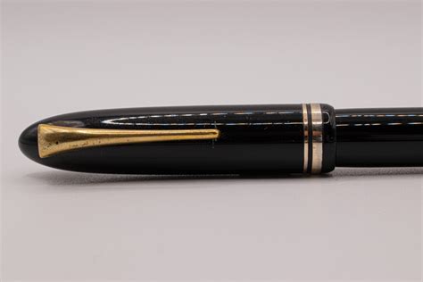 Stylo Plume Stylomine 303 Celluloid Noir 1940 S Atelier Lesoon