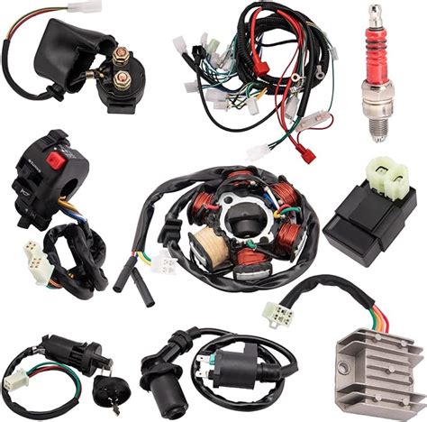 KAKO Kit completo de arnés de cableado para ATV Quad 4 cuatro ruedas